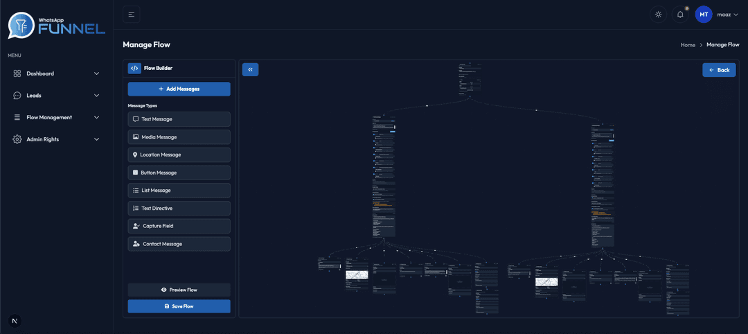 Advanced Flow Builder Interface